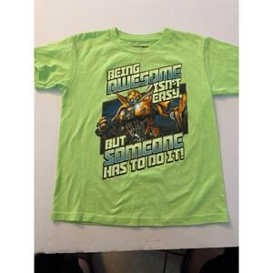 Transformers The Last Knight Boys Graphic T-Shirt Green Size M‎ (8)